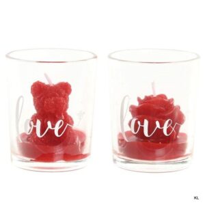 Pack de 2 Velas 6,5cms Dia dos Namorados ref.VE222782