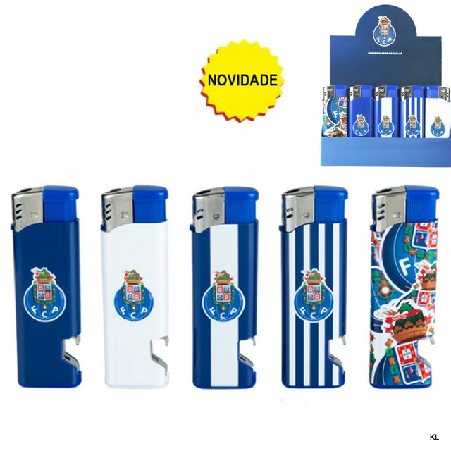 Pack de 5 Isqueiros FC Porto c/ Abre Cápsulas ref. FCP1259