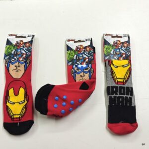Pack de 3 Pares Meias Anti-Derrapantes Avengers ref.HW0638