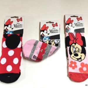 Pack de 3 Pares Meias Anti-Derrapantes Minnie ref.HW0625