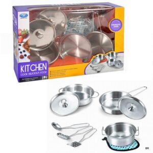 Brinquedo Conjunto Cozinha Alumínio 30x20cms ref..64477