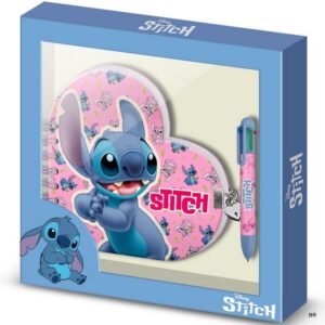 Diário com Esferográfica 6cores Stitch ref. 09355