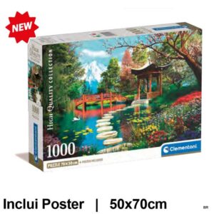 Puzzle 1000 Peças 70x50cms + Poster-Gardens of Fuji ref.39910
