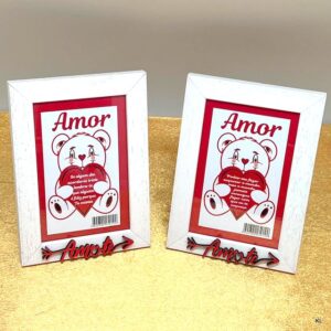 Pack de 2 Molduras 10x15cms Dia dos Namorados ref.5015166