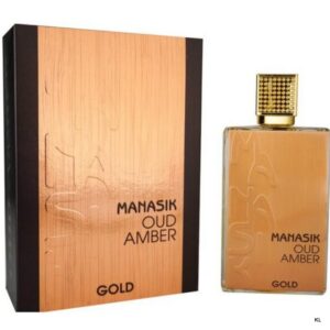 Perfume Árabe EDP Manasik Oud Amber Gold Homem 100ml Ref. 41303