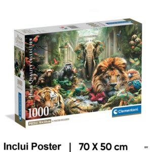 Puzzle 1000 Peças 70x50cms + Poster Mystic Jungle ref.39987