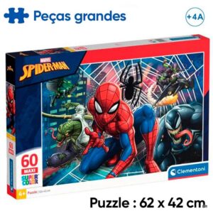 Puzzle Jumbo Homem Aranha 60 Peças (+4 Anos) 62x42cms ref 26444