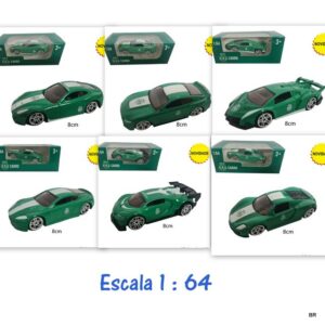 Pack de 6 Carros Sporting CP 8cms ref. SCP1285