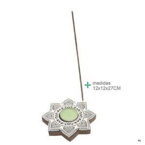 Queimador Incenso Madeira 12x12x27cms ref. PI78761