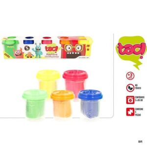 Brinquedo Plasticina 5x85gramas ref.38117