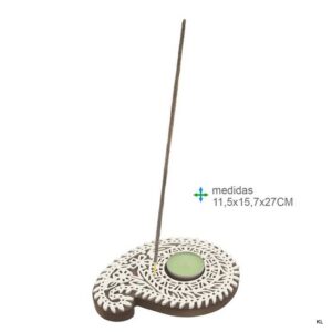 Queimador Incenso Madeira 11,5x15x27cms ref. PI78766