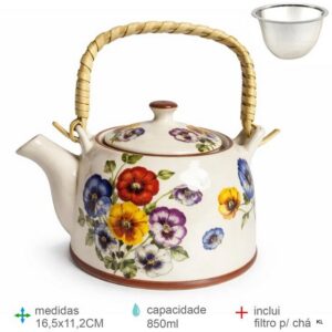 Bule em Cerâmica 850ML ref. BD78880