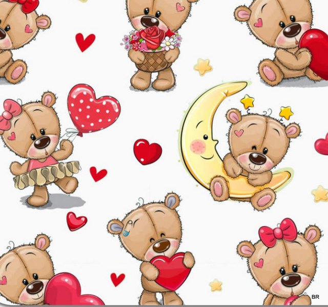 25 Folhas Papel Embrulho Dia dos Namorados 70×100 cms ref. 377