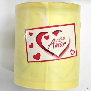 Rolo de 200 Etiquetas Dia dos Namorados ref. 1020339NAM/1