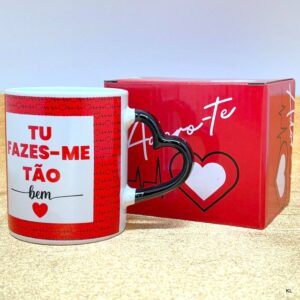 Caneca Dia dos Namorados Asa Coração ref. NAM12217