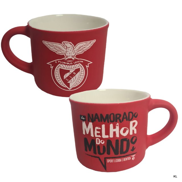 Chávena Café SL Benfica Veludo Namorado ref.SLB1290