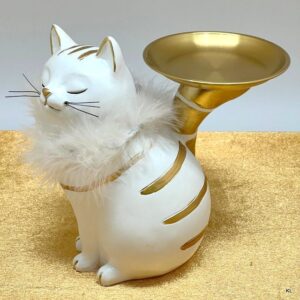 Gato em Resina 21x10x17cms ref.FD222741B