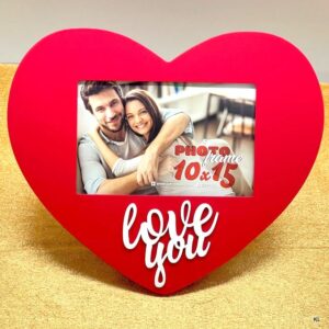 Moldura Dia dos Namorados 10x15cms Coração ref.WH8246