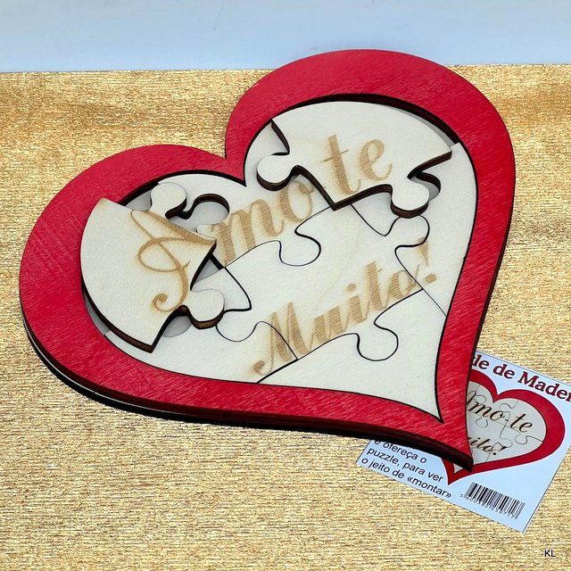 Puzzle Dia dos Namorados Coração ref.5020667