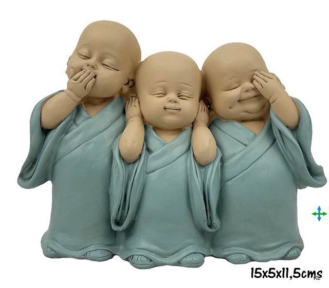 Monge Resina 15x5x11,5cms ref.BR74262