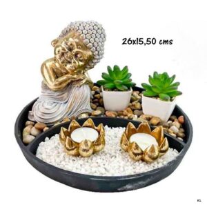 Jardim Zen Resina 26x16cms ref.JZ75134