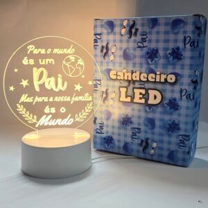 Candeeiro LED Dia do Pai ref.PAI12216