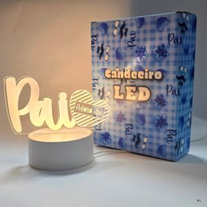 Candeeiro LED Dia do Pai ref.PAI12215