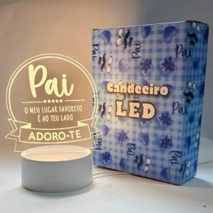 Candeeiro LED Dia do Pai ref.PAI12214