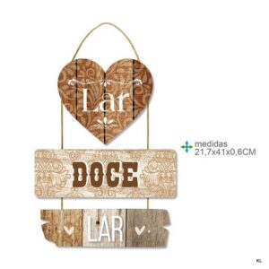 Placa de Parede MDF 21x41cms ref.BD78981