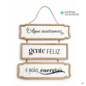 Placa de Parede MDF 33,5x43cms ref.BD78994