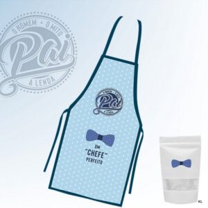 Avental c/Saco Dia do Pai 40x40cms ref.26051