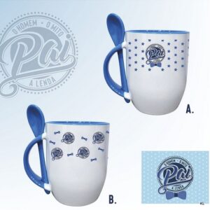 Caneca Dia do Pai c/colher ref.26055