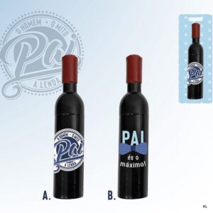 Pack de 2 Saca Rolhas Dia do Pai  ref.26059