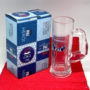 Caneca Cerveja Dia do Pai Vidro 600ML ref. PAI12001