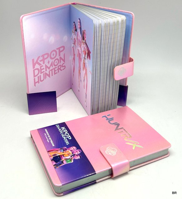 K-POP Demon Hunters Bloco capa Rija c/Linhas A5 Ref.SR2510689