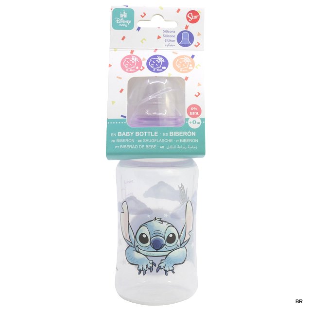 Biberão Stitch com tetina Silicone ref.10902