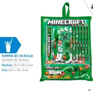 Conjunto Escolar Minecraft ref.MC00040