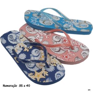 Pack de 12 Pares de Chinelos Senhora (35 a 40) ref.26815