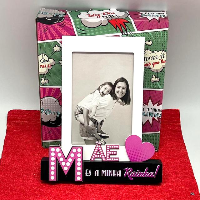 Moldura Mãe Rainha 3D-10x15cms ref. Mãe11005