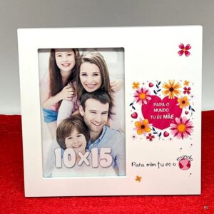 Moldura Dia da Mãe Madeira 10x15cms ref. 433