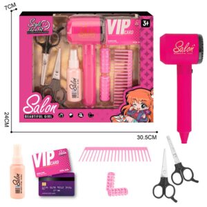 Brinquedo Conjunto Cabeleireiro c/Luz e Som 23x30cms ref.66648