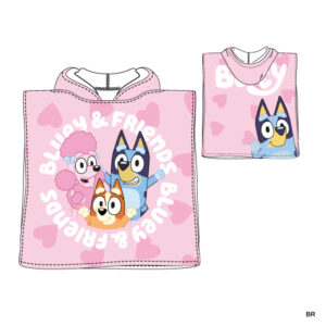 Poncho Bluey Microfibra 55x110cms ref. EZ55613