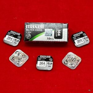 Caixa com 10 Pilhas 364-SR621SW Maxell ref.9530