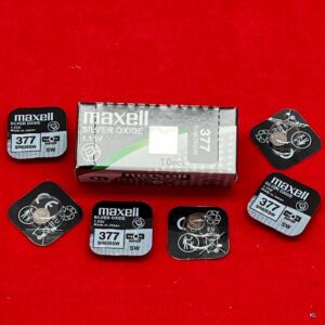 Caixa com 10 Pilhas 377-SR626SW Maxell ref.9531