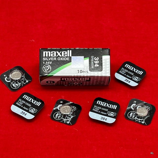 Caixa com 10 Pilhas 394-SR396SW Maxell ref.9546