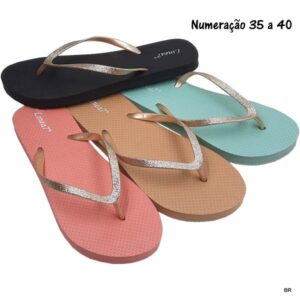 Pack de 12 Pares Chinelos Senhora 35 a 40 ref. 26807
