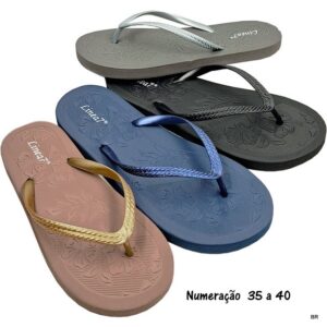 Pack de 12 Pares Chinelos Senhora 35 a 40 ref. 26927