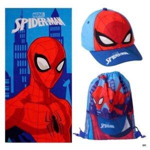 Conjunto Homem Aranha Toalha Praia+ Boné+Saco ref.2200010826