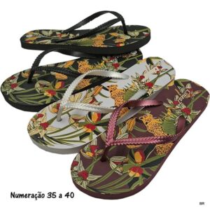 Pack de 12 Pares Chinelos Senhora 35 a 40 ref. 26935