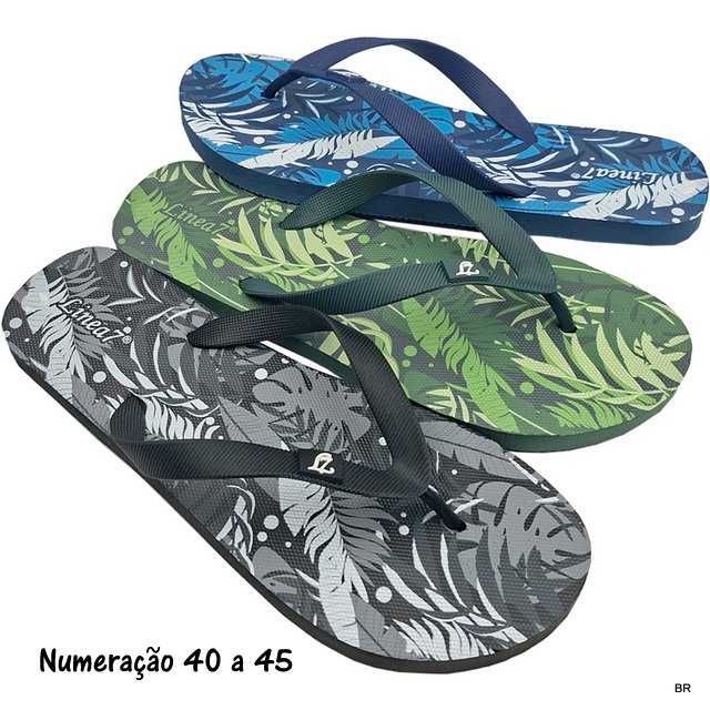 Pack de 12 Pares Chinelos Homem 40 a 45 ref.26942